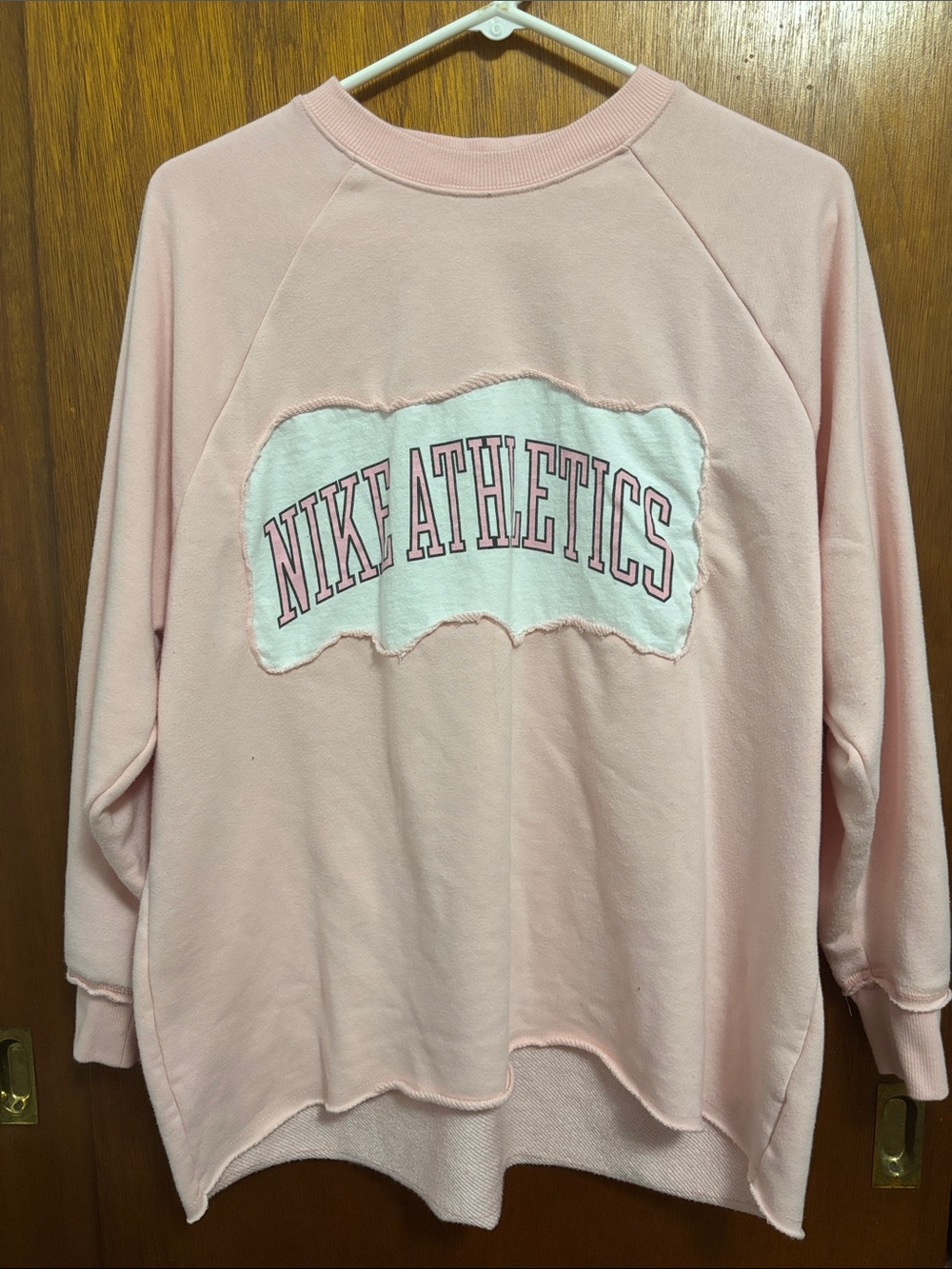 Secret Treasures Light Pink Sweatshirt with White Patch